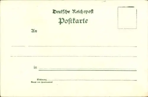 Litho Potsdam in Brandenburg, Pfaueninsel, Matrosenstation, Nikolsköe