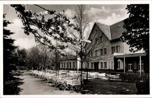 Ak Ummer Viersen in Nordrhein Westfalen, Gaststätte Genengerhof, Terasse