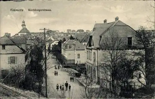 Ak Simmern im Hunsrück, Kirchbergerstraße