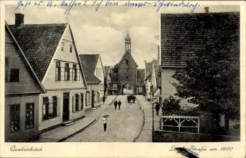 Ak Quakenbrück in Niedersachsen, Lange Straße um 1900