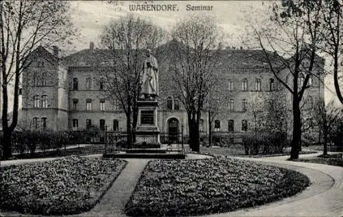 Ak Warendorf im Münsterland, Seminar, Denkmal