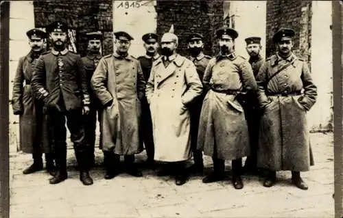 Foto Ak Lowicz Lowitsch Polen, Deutsche Soldaten, Gruppenfoto