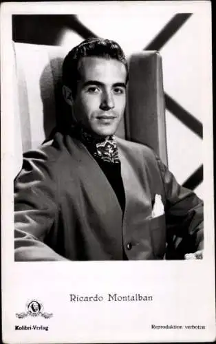 Ak Schauspieler Ricardo Montalban, Portrait