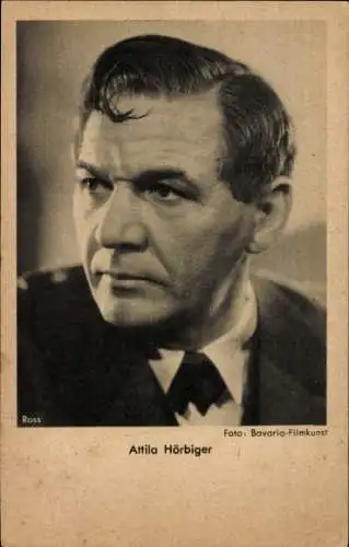 Ak Schauspieler Attila Hörbiger, Portrait