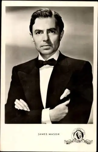 Ak Schauspieler James Mason, Portrait