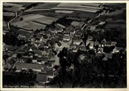 Ak Raboldshausen Blaufelden in Württemberg, Fliegeraufnahme