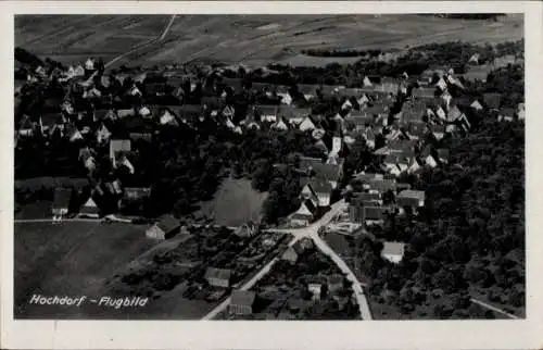 Ak Hochdorf Nagold im Schwarzwald, Fliegeraufnahme