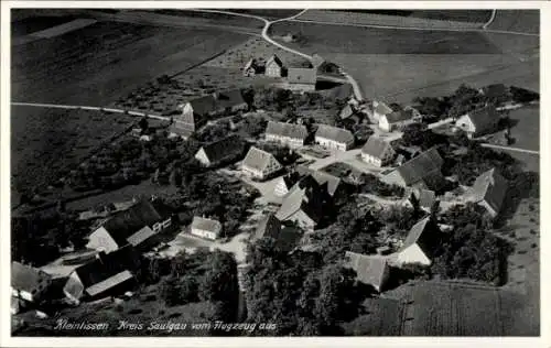 Ak Kleintissen Bad Saulgau in Oberschwaben, Fliegeraufnahme