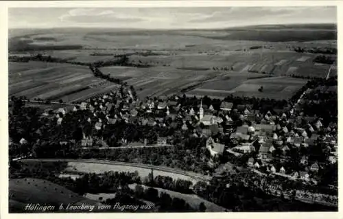 Ak Höfingen Leonberg in Württemberg, Fliegeraufnahme