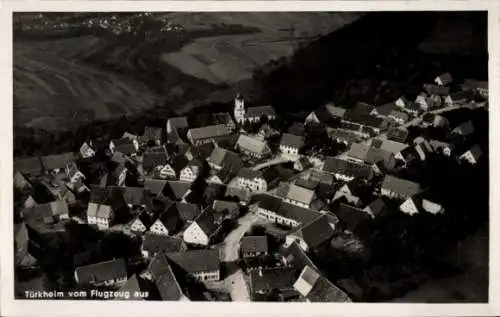 Ak Türkheim in Schwaben, Fliegeraufnahme