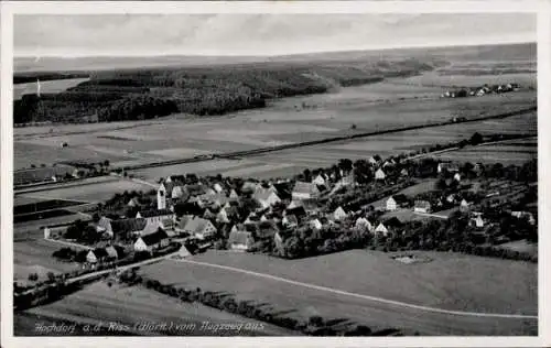 Ak Hochdorf an der Riß Oberschwaben, Fliegeraufnahme