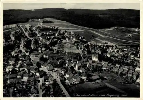 Ak Quierschied im Saarland, Fliegeraufnahme