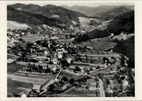 Ak Oberwolfach im Schwarzwald, Fliegeraufnahme