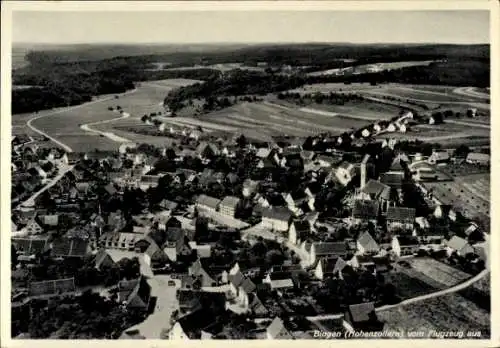 Ak Bingen Landkreis Sigmaringen, Fliegeraufnahme