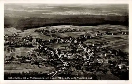 Ak Dobel im Schwarzwald, Fliegeraufnahme