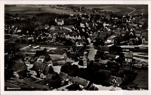 Ak Messkirch Meßkirch in der Schwäbischen Alb Baden, Fliegeraufnahme