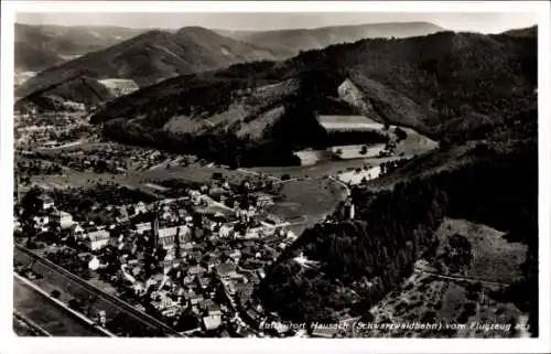 Ak Hausach im Schwarzwald, Fliegeraufnahme