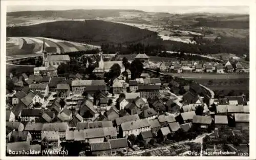 Ak Baumholder im Westrich, Fliegeraufnahme