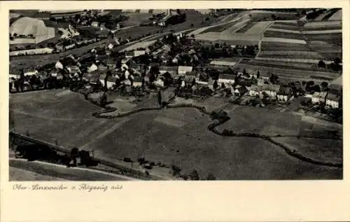 Ak Oberlinxweiler St. Wendel in Saarland, Fliegeraufnahme