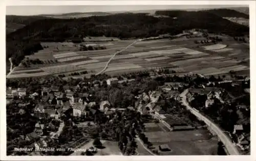 Ak Rohrdorf im Nordschwarzwald, Fliegeraufnahme