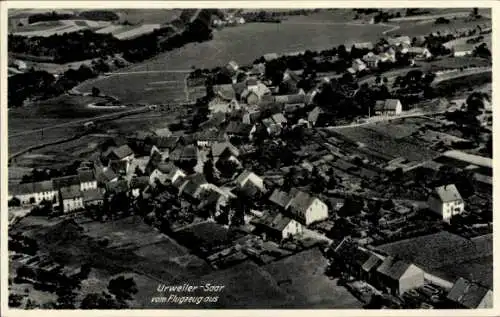 Ak Urweiler St. Wendel im Saarland, Fliegeraufnahme