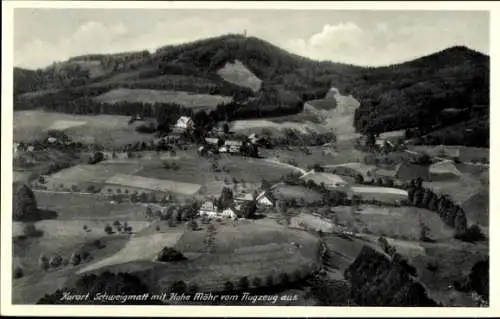 Ak Schweigmatt Raitbach Schopfheim in Baden, Fliegeraufnahme, Hohe Möhr