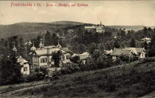 Ak Friedrichroda im Thüringer Wald, Kurhaus, Blick vom Absberg