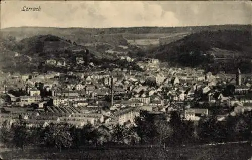 Ak Lörrach in Baden, Gesamtansicht