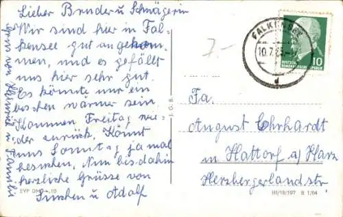 Ak Falkensee Havelland, Postamt