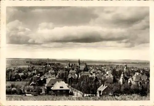 Ak Ziębice Münsterberg Schlesien, Gesamtansicht, Stadtpark