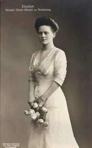 Ak Prinzessin Elisabeth zu Stolberg Roßla, Gemahlin des Regenten von Braunschweig