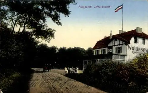 Ak Hamburg Eimsbüttel Niendorf, Restaurant Waldesruh am Niendorfer Gehölz