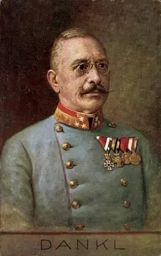 Ak Generaloberst Viktor Dankl, Porträt in Uniform, KuK-Armee