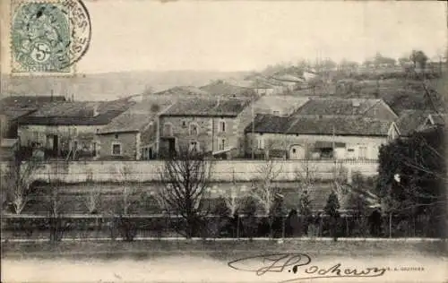 Ak Montigny sur Loing Seine et Marne, Panorama