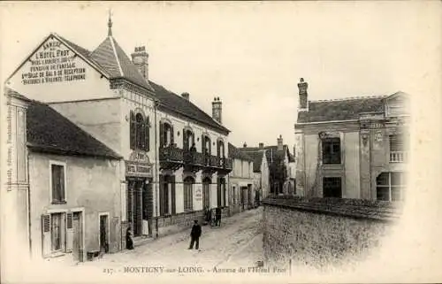 Ak Montigny sur Loing Seine et Marne, Annexe de l'Hotel Frot