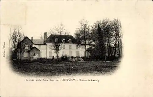 Ak Souvigny en Sologne Loir et Cher, Chateau de Launoy