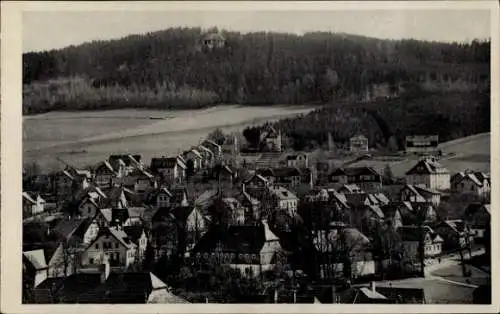 Ak Ebersbach in Sachsen Oberlausitz, Panorama, Schlechteberg, Lausitzbaude