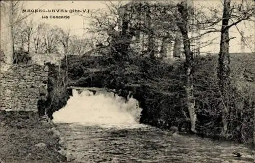 Ak Magnac Laval Haute Vienne, Cascade