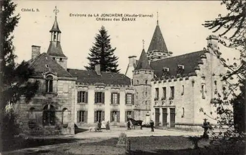 Ak La Jonchère Haute Vienne, Chateau des Egaux