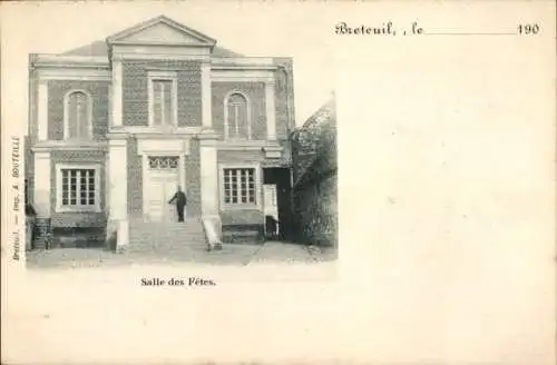 Ak Breteuil Oise, Festsaal