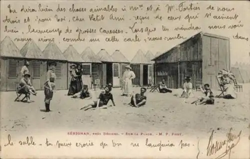 Ak Béziers Hérault, Serignan, Sur la Plage