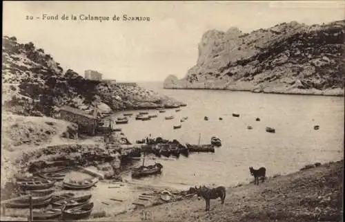 Ak Marseille Bouches du Rhône, Calanque de Sormiou