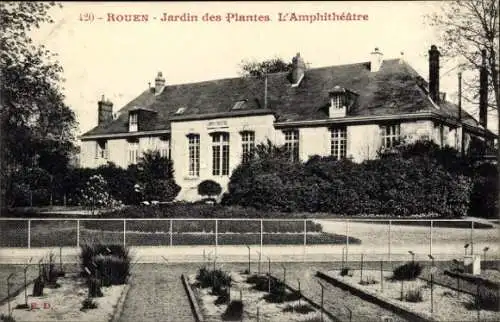 Ak Rouen Seine Maritime, Jardin des Plantes, l'Amphitheatre