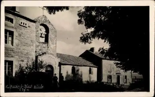 Ak Romain le Desert Ardeche, Kirche