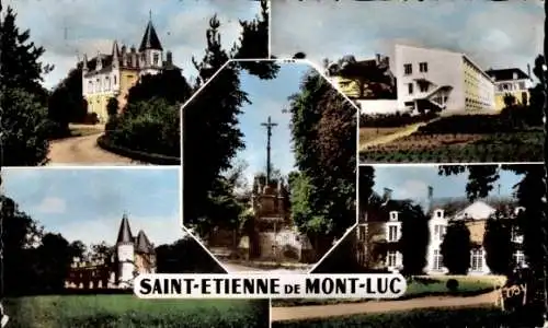 Ak Saint Etienne de Montluc Loire Atlantique, Le Calvaire, La Juliennais, Le Chaud