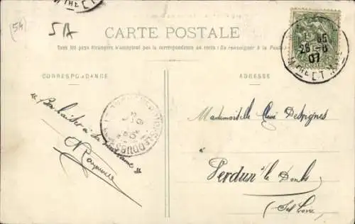 Ak Nancy Meurthe et Moselle, La Rue des Dominicains, Passanten, Geschäfte