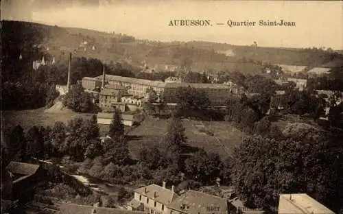 Ak Aubusson-Creuse, Bezirk Saint-Jean