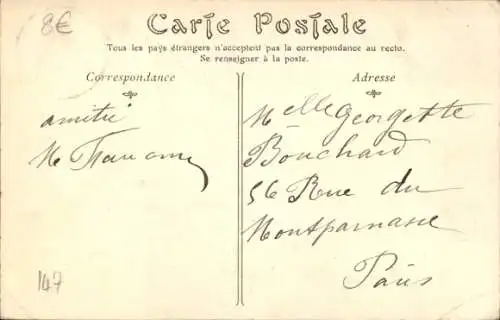 Ak Crozant-Creuse, Hotel des Ruines