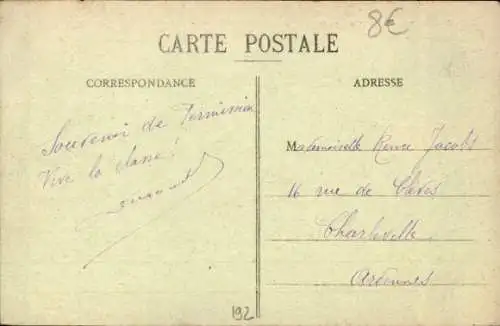 Ak Saint Brieuc Côtes d’Armor, Das neue Hotel des Postes