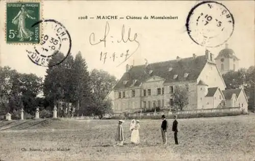 Ak Maiche Doubs, Schloss Montalembert